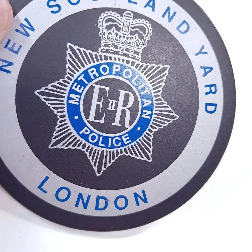 New Scotland Yard London Metropolitan Police Coaster ER II Bacchante Crafts